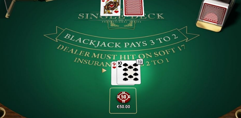 Single Deck Blackjack Professional Series High Limit